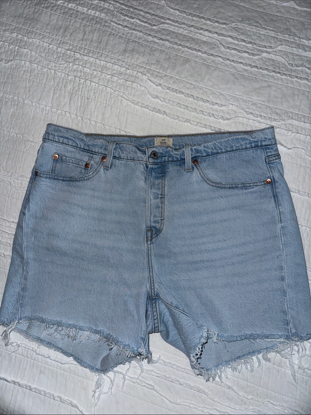 Levi's 501 Original Fit High Rise Short (Plus Size)